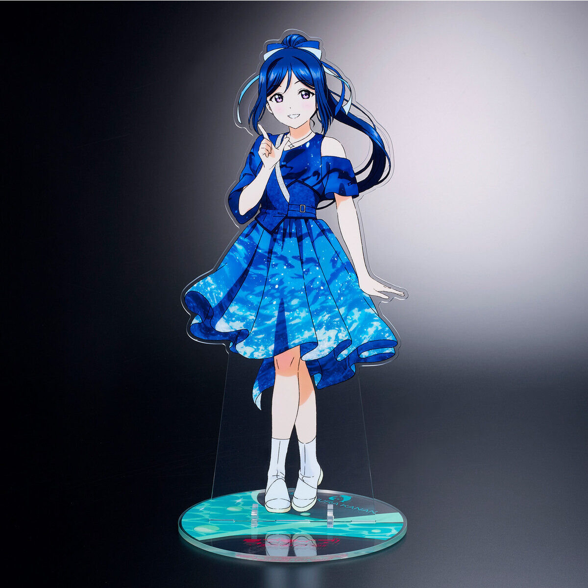 ひまわり　ポップアップ　特典　a賞　特大アクリルフィギュア ラブライブ！サンシャイン!! 浦の星女学院購買部 「永久hours」 1/4