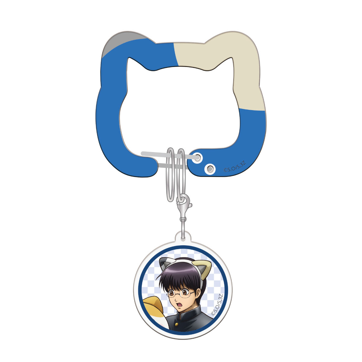 3年Z組銀八先生 in NAMJATOWN ねこ型アクリルカラビナ | 銀魂 日用品