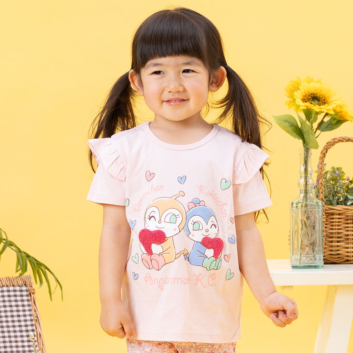 ドキンちゃん コキンちゃんハートHUG半袖Tシャツ | それいけ