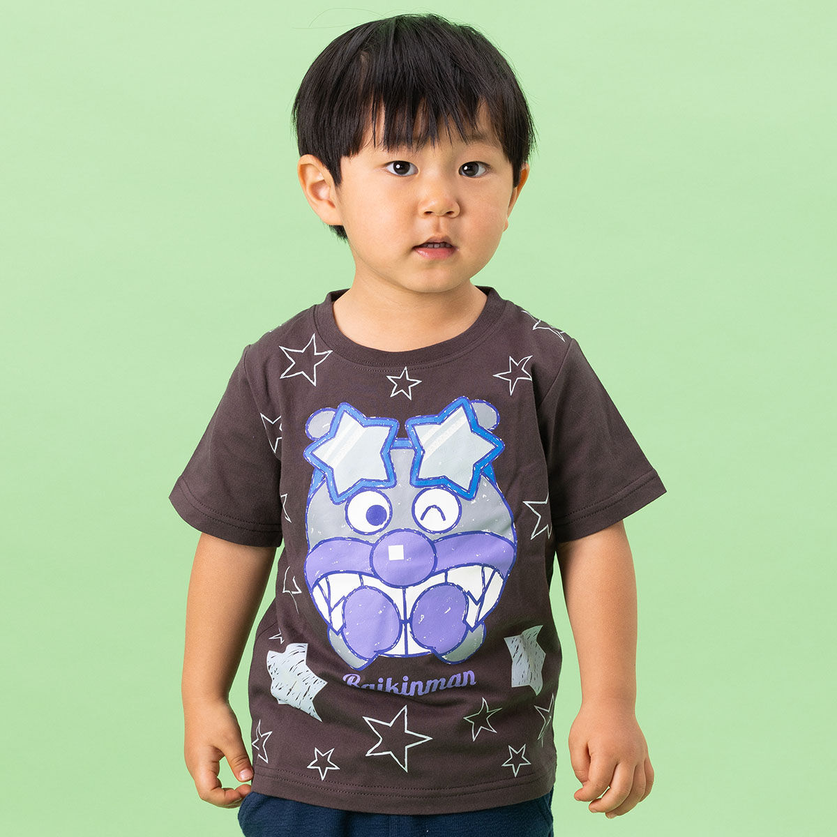 光る！アンパンマン ばいきんまんサングラスTシャツ | それいけ