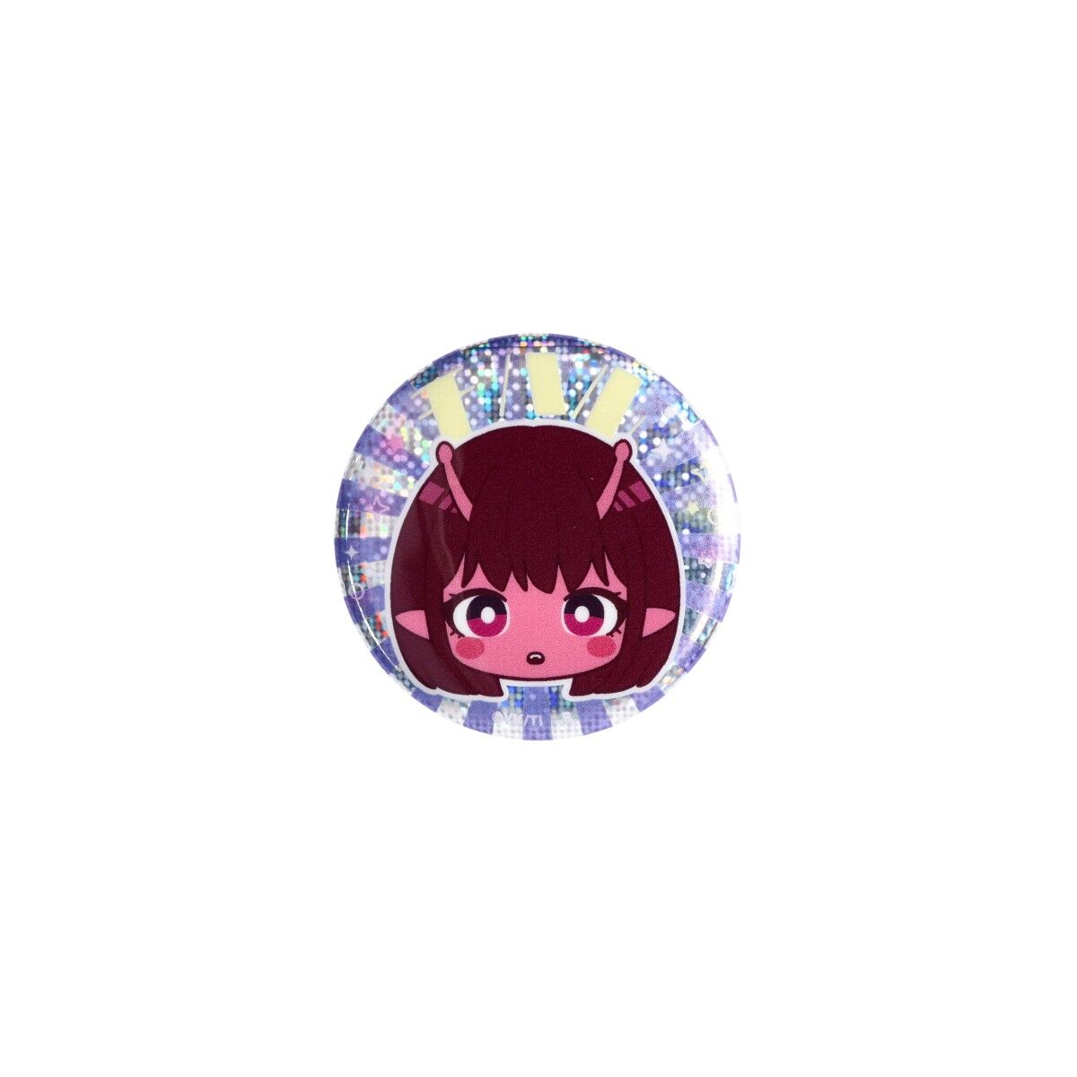 ハピクロ！】銀河特急 ミルキー☆サブウェイ かおかおおかお缶バッジ