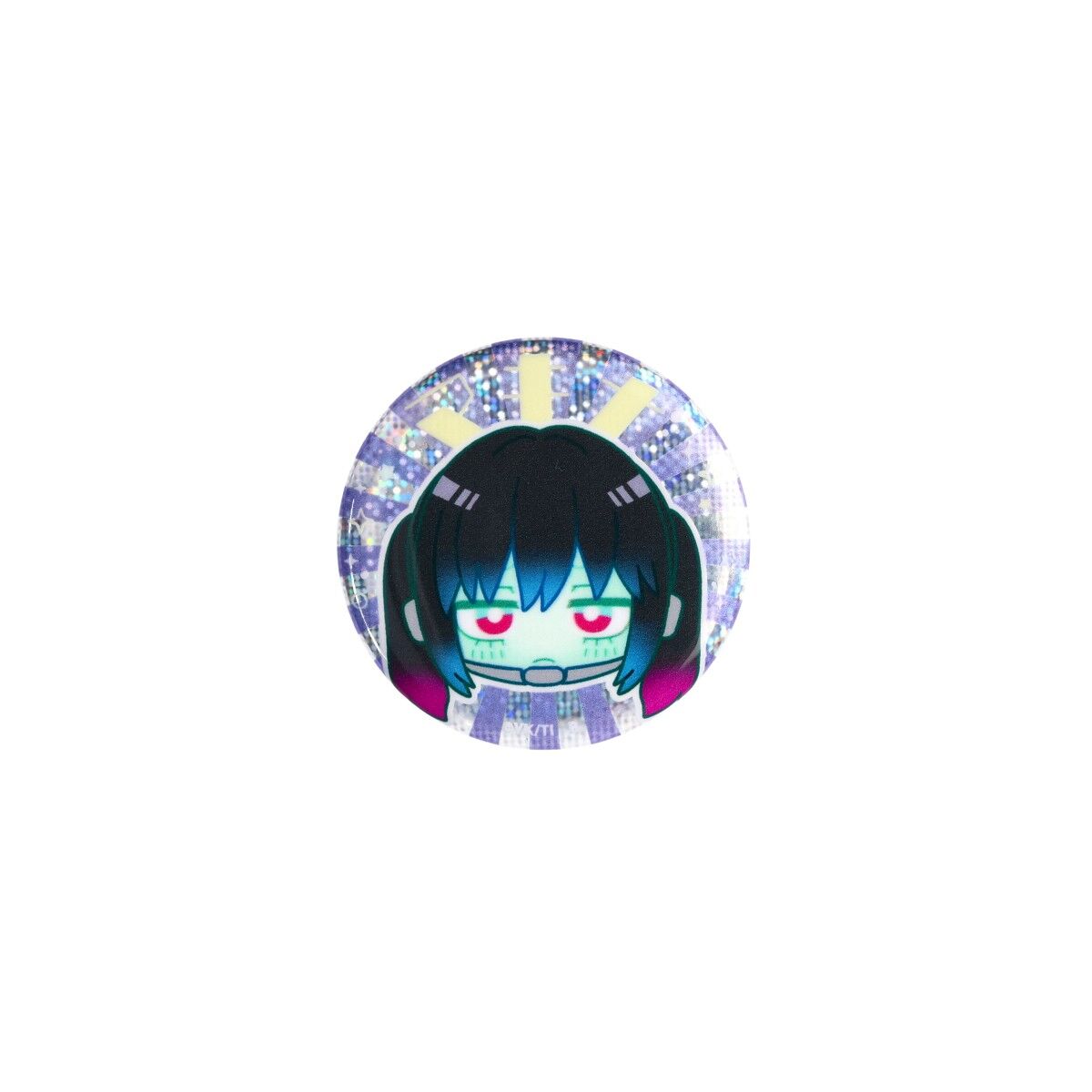 ハピクロ！】銀河特急 ミルキー☆サブウェイ かおかおおかお缶バッジ