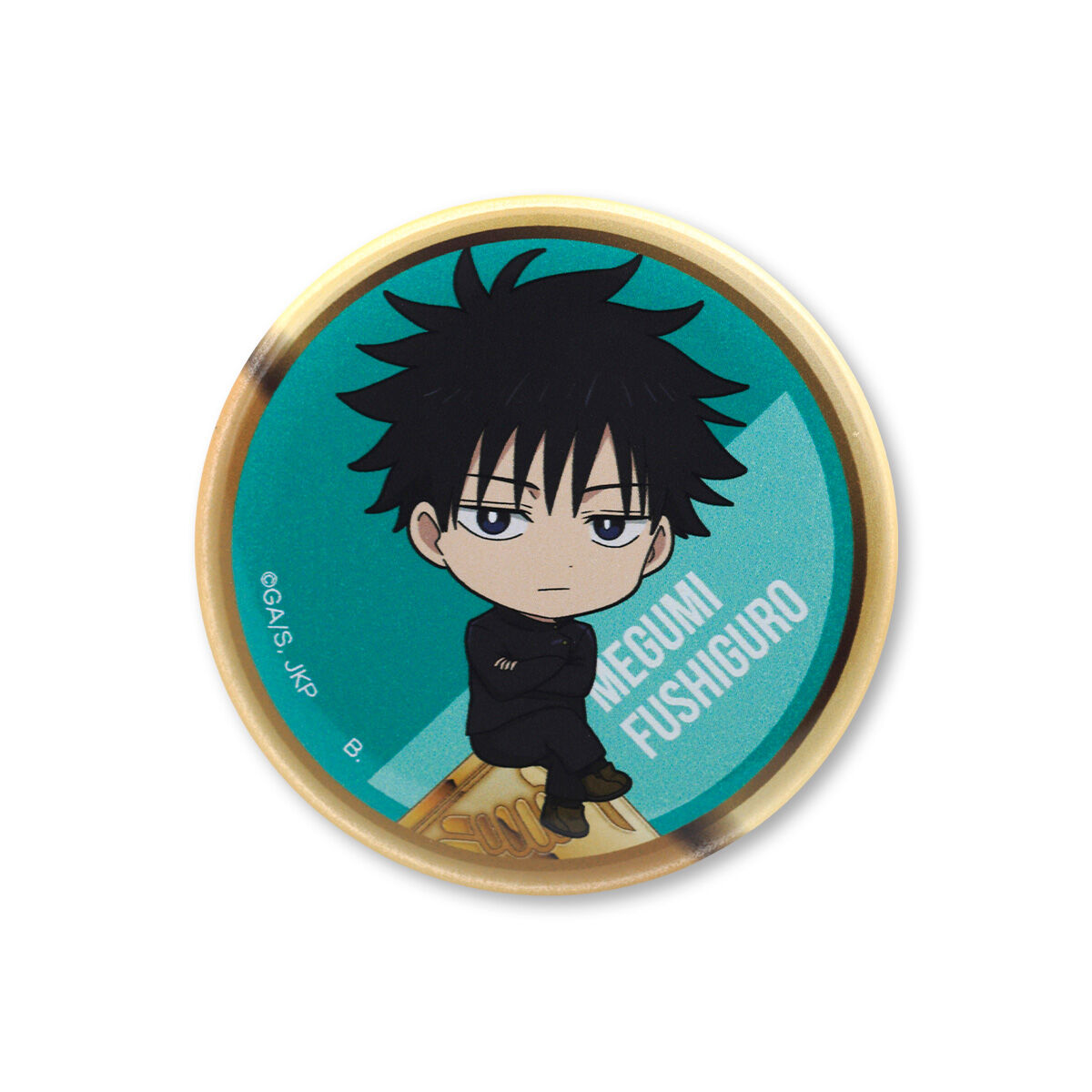 ハピクロ！】呪術廻戦 死滅回游 ちょこんとのっかり 缶バッジ（全7種