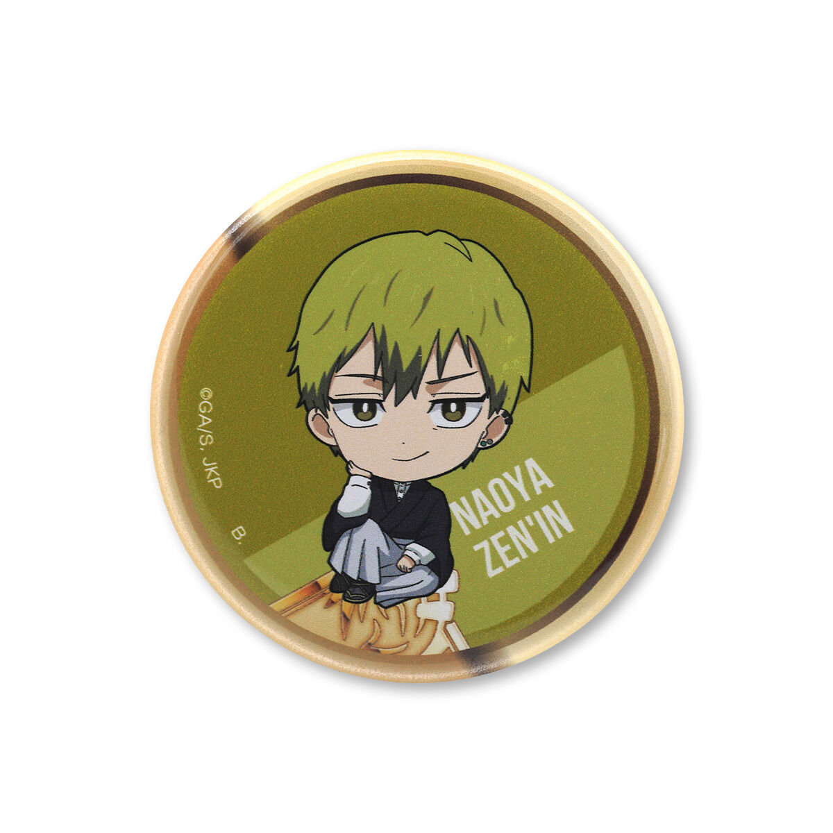 ハピクロ！】呪術廻戦 死滅回游 ちょこんとのっかり 缶バッジ（全7種