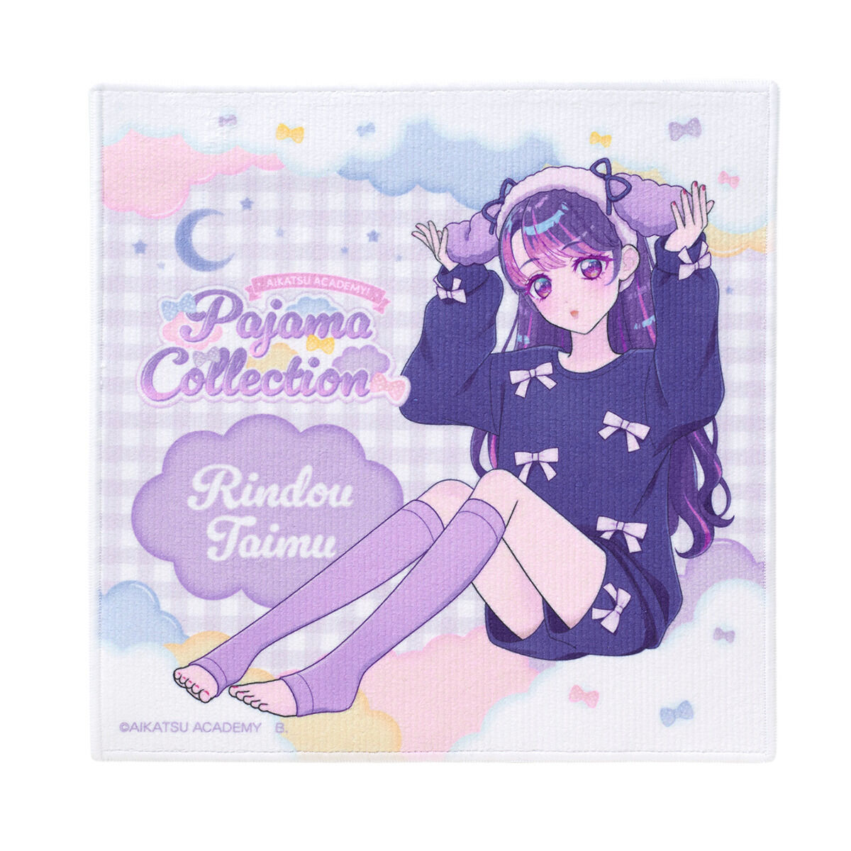 ハピクロ！】アイカツアカデミー！パジャマコレクション ハンドタオル