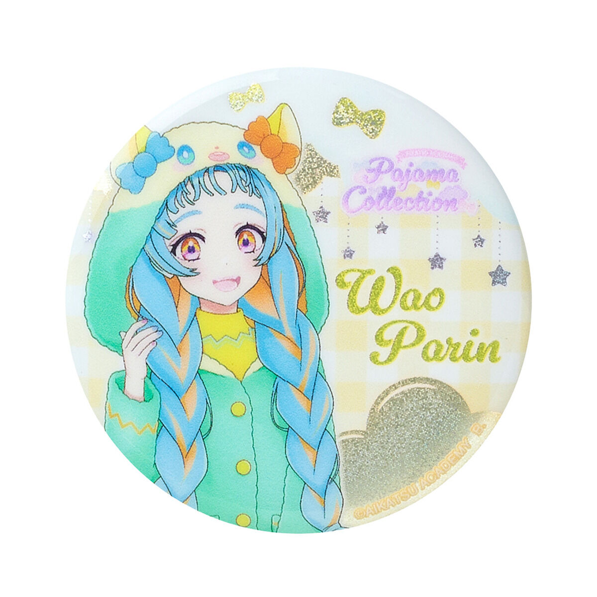 ハピクロ！】アイカツアカデミー！パジャマコレクション ホロ缶バッジ