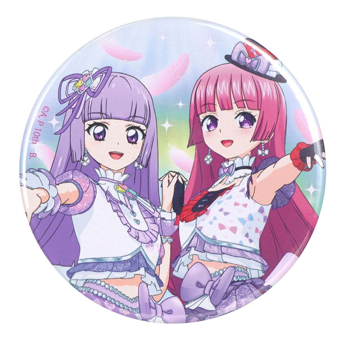 アイカツ まるい缶バッチ 風沢そら 冴草きい 姫里マリア セット 予約販売】アイカツ！×プリパラ THE MOVIE -出会いのキセキ