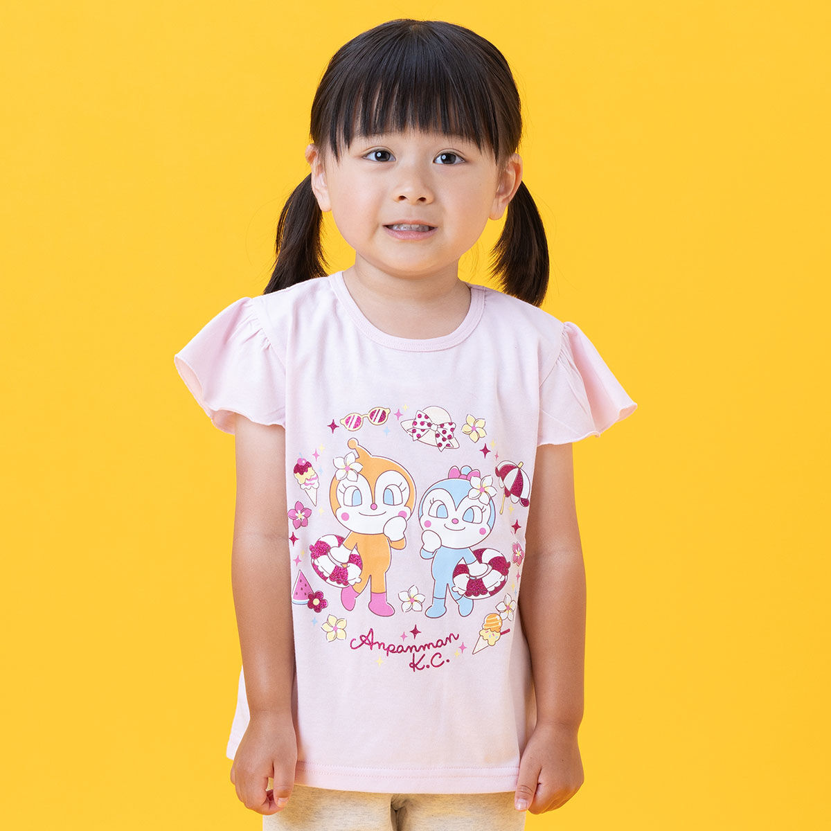 ドキンちゃん コキンちゃんキラキラ半袖Tシャツ | それいけ 