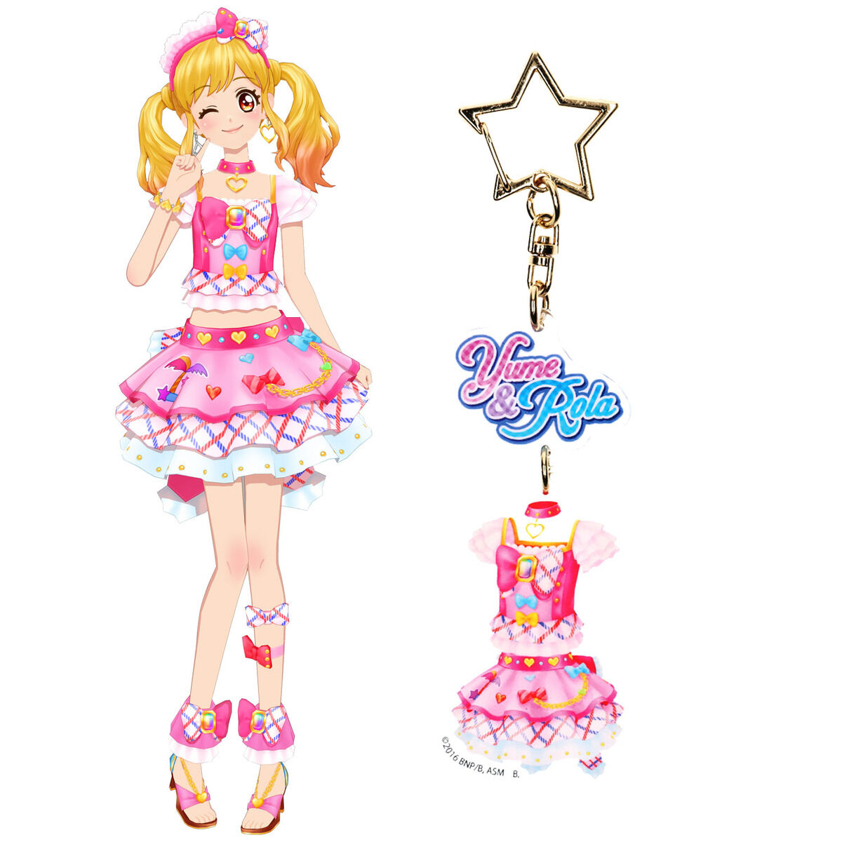 アイカツ！グッズ 予約販売】劇場版アイカツスターズ！ ドレスアクリルキーホルダー