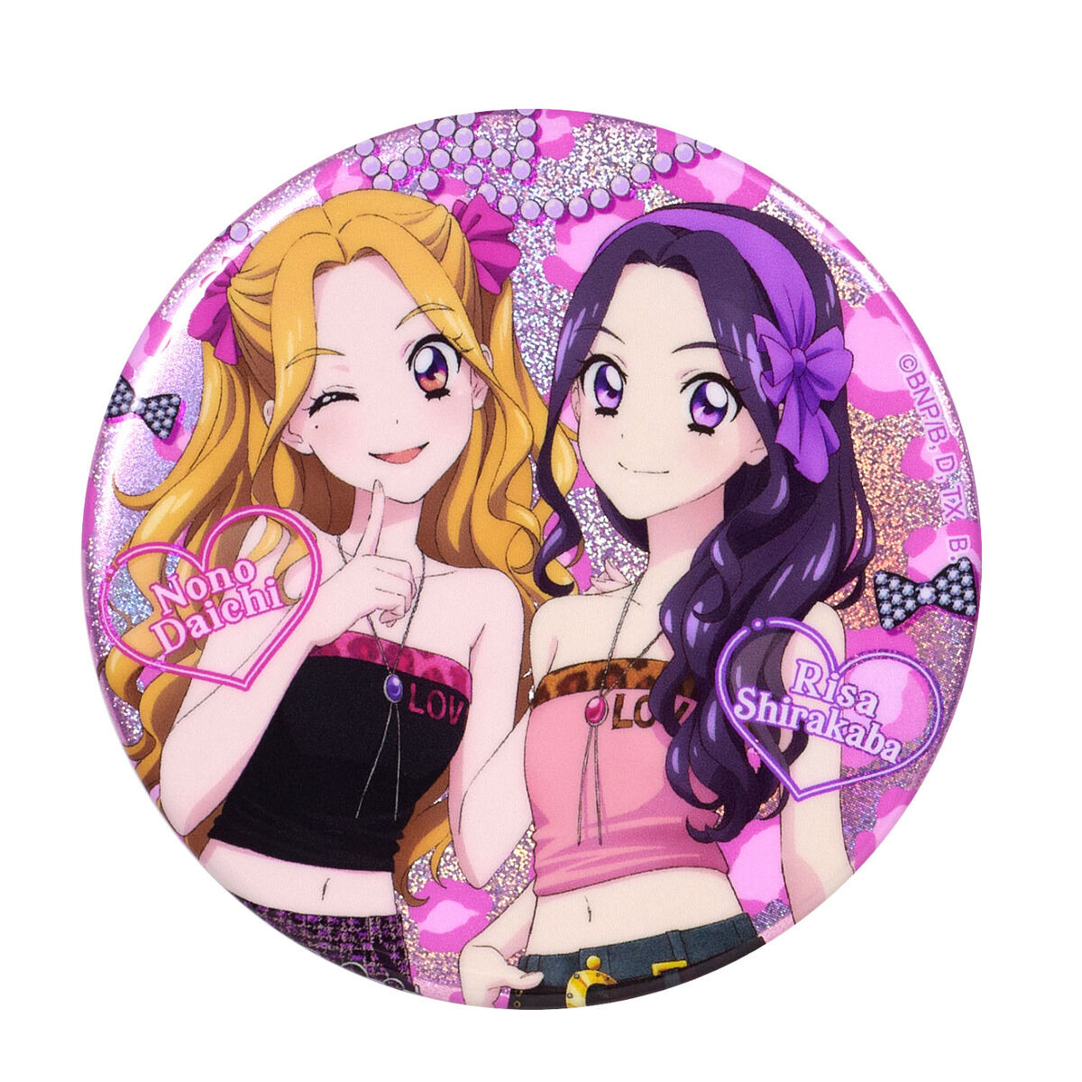 予約販売】アイカツ！スタイル観光 in 北海道 BIGホロ缶バッジ