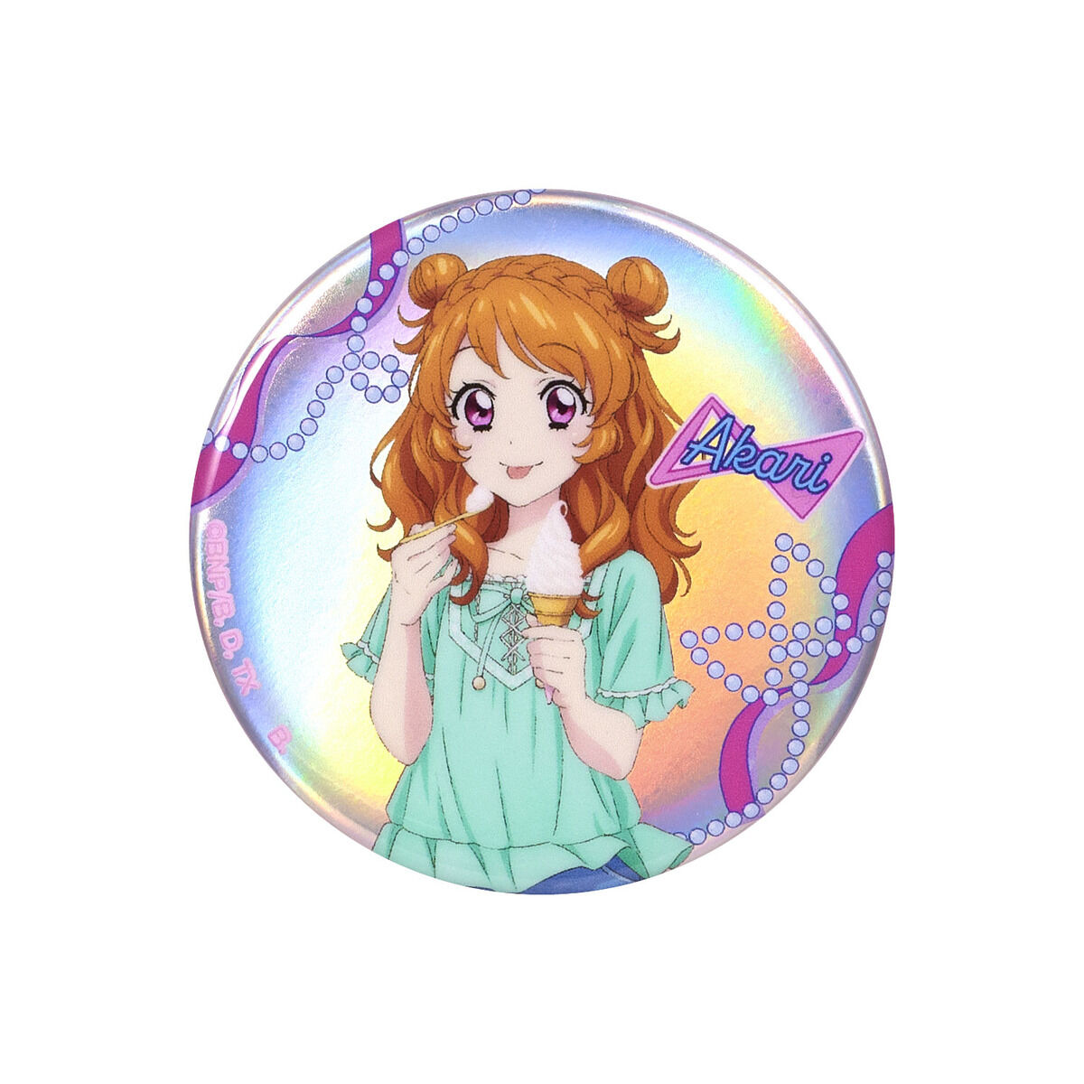 ハピクロ！】アイカツ！スタイル観光 in 北海道 描きおろし缶バッジ
