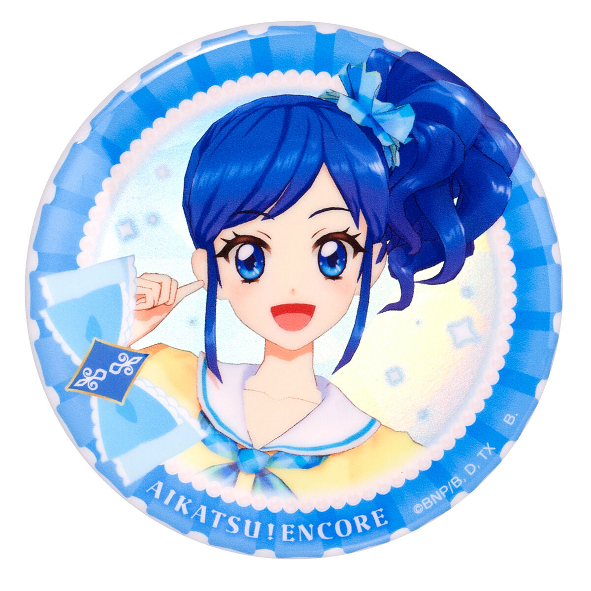 アイカツ！アンコール ゲームモデル BIGホロ缶バッジ スクールドレス