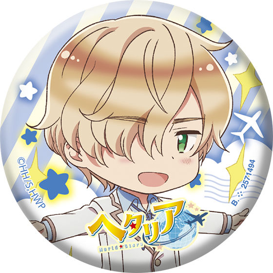 ヘタリア World☆Stars カプセル缶バッジコレクション【2次