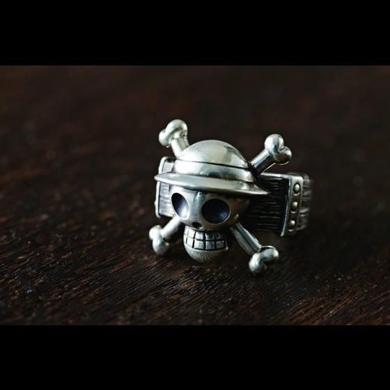 Silverware collection ring 01 : Jolly Roger 麦わらの一味 S