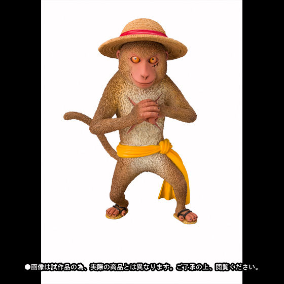 ワンピース MONKEY.D.LUFFY as MONKEY ルフィ サル