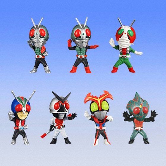 ☆。 ガシャポン 仮面ライダースイング 栄光の7人ライダー編 ( 全7種