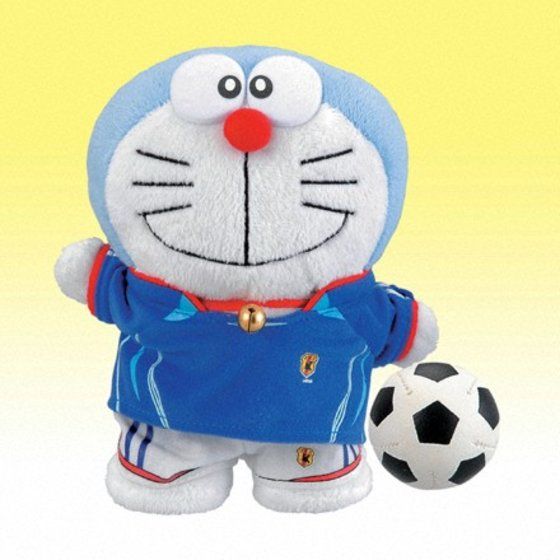 バンダイ公式サイト ドラえもんぬいぐるみ サッカー日本代表バージョン 商品情報