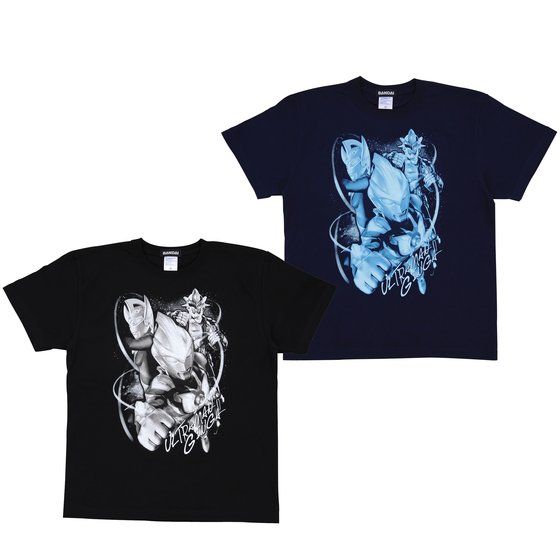 ソフビ付き】ウルトラマンギンガ モノトーンデザインTシャツ