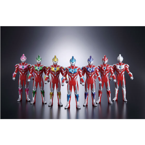 Spark Dolls Sp Ultraman Ginga Seven Colors Collection ウルトラマンギンガ ソフビ人形7体セット ウルトラマンシリーズ 趣味 コレクション バンダイナムコグループ公式通販サイト