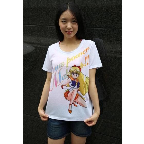 美少女戦士セーラームーン Full Color Print Tシャツ セーラーヴィーナス 美少女戦士セーラームーンシリーズ ファッション アクセサリー バンダイナムコグループ公式通販サイト