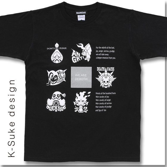 K Suke Design ｔee 獣電戦隊キョウリュウジャー デーボス軍アイコン デザインtシャツ ブラック 獣電戦隊キョウリュウジャー ファッション アクセサリー プレミアムバンダイ公式通販