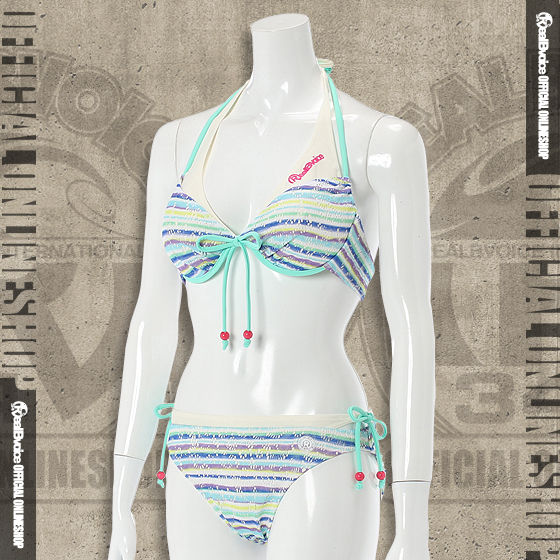 14SS LADYS SWIM WEAR RAINBOW GRADATION