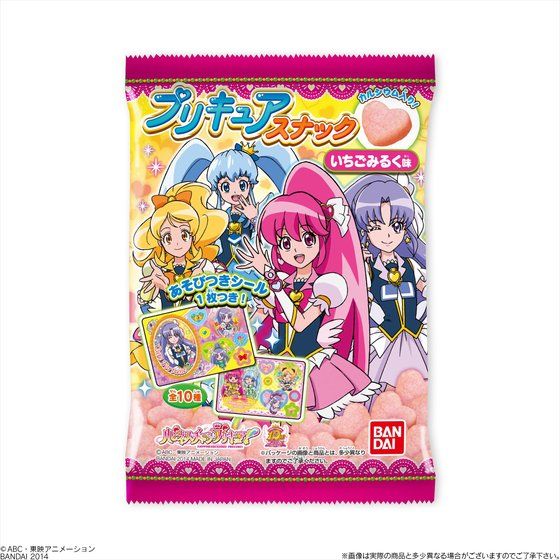 バンダイ公式サイト プリキュアスナック いちごみるく味 商品情報