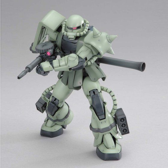 販売公式完成品 モノアイ&コックピット発光 ガンプラ MG 量産型ザク 02 完成品