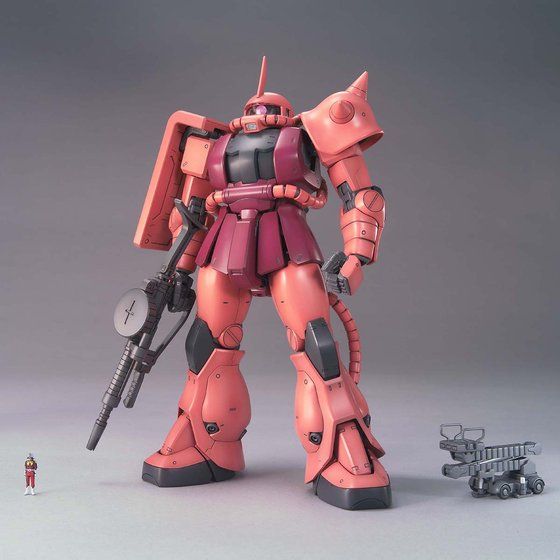 SALE高品質◆MG 1/100 MS-06S シャア専用ザク Ver.2.0 改造塗装済完成品◆ 完成品