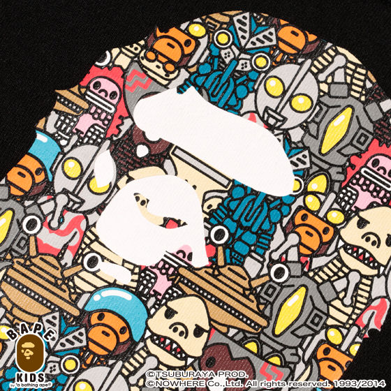 yA BATHING APE~Eg}V[YR{z ULTRAMONSTERS BY BATHING APE CREW NECK  KIDS