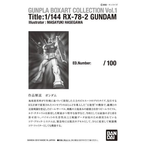 ガンプラボックスアートコレクション 1/144ガンダム 【受注生産】