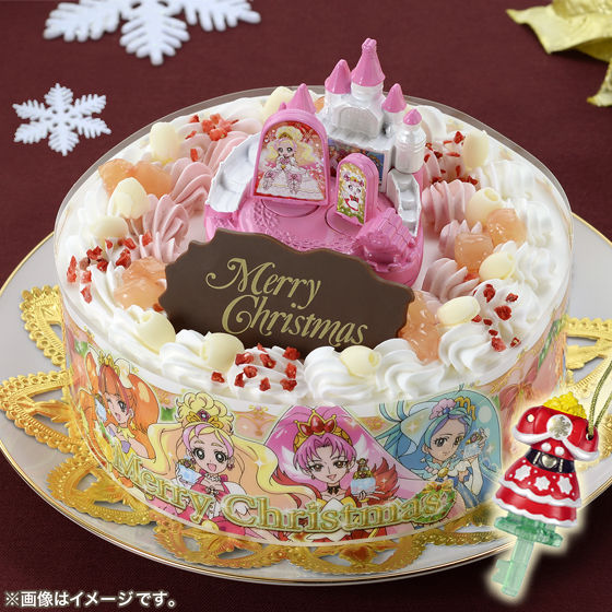 キャラデコクリスマス Go プリンセスプリキュア 5号サイズ Go プリンセスプリキュア 食品 飲料 プレミアムバンダイ公式通販