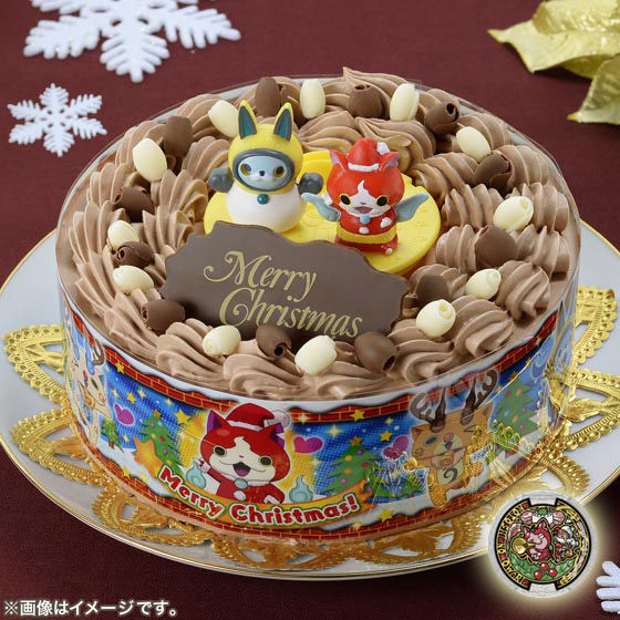 キャラデコクリスマス 妖怪ウォッチ 15 チョコクリーム 妖怪ウォッチ シャドウサイド 食品 飲料 バンダイナムコグループ公式通販サイト