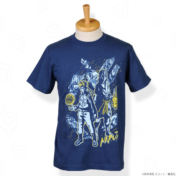 Naruto 忍 集合ビジュアル Tシャツ インディゴ Naruto ナルト ファッション アクセサリー プレミアムバンダイ公式通販