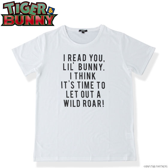 TIGER & BUNNY　ロゴTシャツ　虎徹　IT'S TIME アニメ・キャラクターグッズ新作情報・予約開始速報
