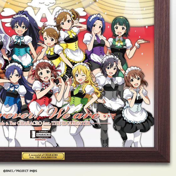 Cafe＆Bar CHARACRO feat.THE IDOLM@STER 『Forever! We are...』メモリアルミラー【プレミアムバンダイ限定】