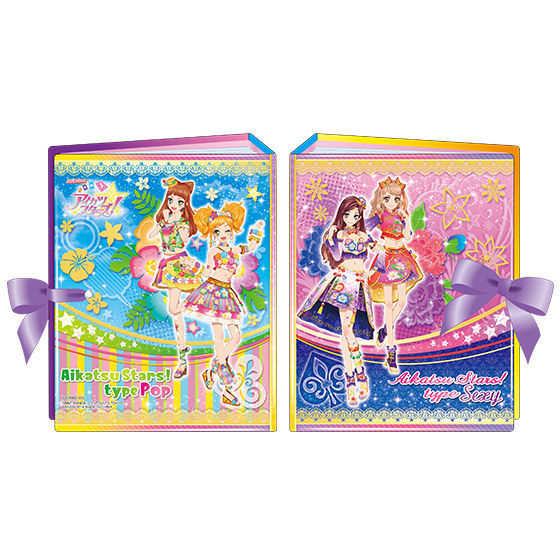 アイカツスターズ リボン付きオフィシャルバインダー セクシー ポップ グッズ データカードダス アイカツスターズ