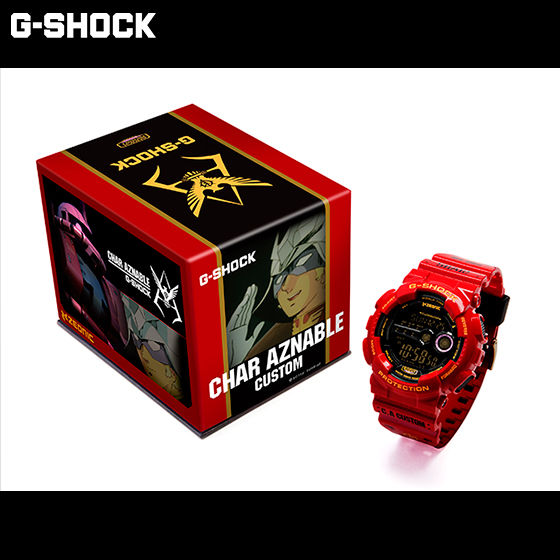 機動戦士ガンダム35周年記念商品 シャア専用G-SHOCK