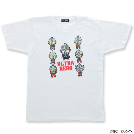 ウルトラマンオーブ ウルトラヒーロー デフォルメtシャツ Side By Side柄 大人用 ウルトラマンシリーズ ファッション アクセサリー プレミアムバンダイ公式通販