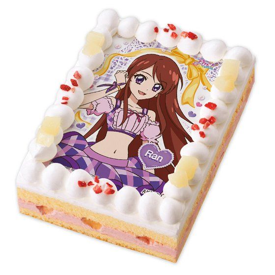 キャラデコプリントケーキ アイカツ！ 紫吹 蘭 | アイカツ！シリーズ フィギュア・プラモデル・プラキット | アニメグッズ  ・おもちゃならプレミアムバンダイ｜バンダイナムコグループの公式通販サイト