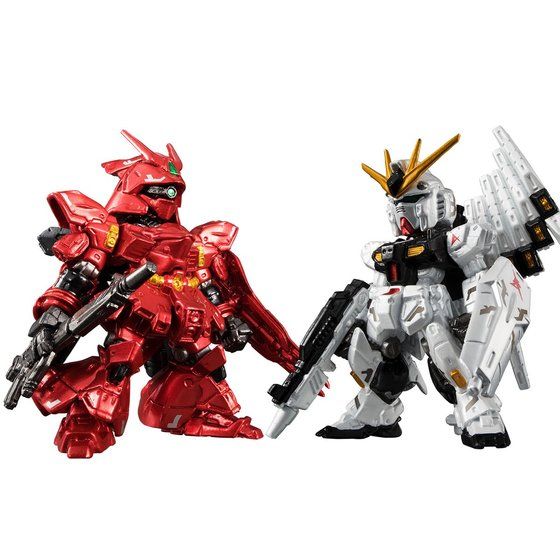 FW GUNDAM CONVERGE：CORE ニューガンダム＆サザビー（メタリックver.）