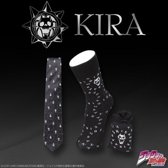 �W���W���̊�Ȗ`���@�g�ǋg�e�@�l�N�^�C���C���Z�b�g  �i KIRA's tie&socks set�j