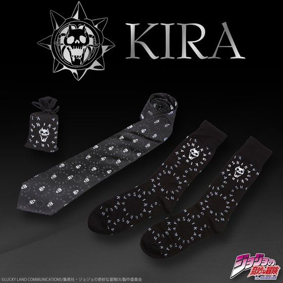 �W���W���̊�Ȗ`���@�g�ǋg�e�@�l�N�^�C���C���Z�b�g  �i KIRA's tie&socks set�j