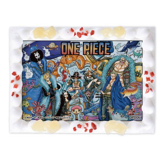 ［キャラデコプリントケーキ クリスマス］ONE PIECE 20周年記念ビジュアル