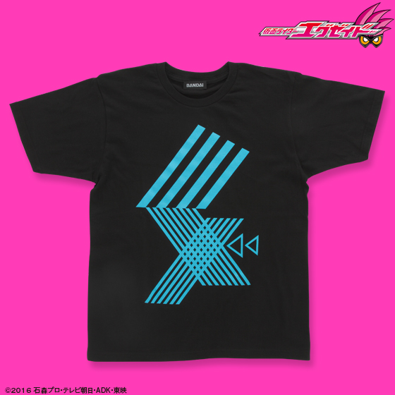 仮面ライダーエグゼイド 宝生永夢 Tシャツ 幾何学柄 ブラック | 仮面ライダーエグゼイド ファッション・アクセサリー | アニメグッズ  ・おもちゃならプレミアムバンダイ｜バンダイナムコグループの公式通販サイト