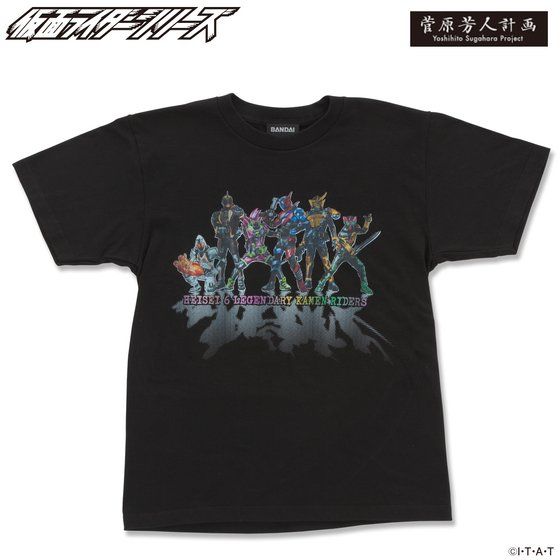 菅原芳人計画 仮面ライダー平成ジェネレーションズ Final ビルド エグゼイドwithレジェンドライダーtシャツ バンコレ