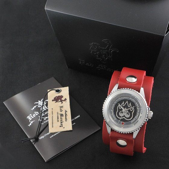 仮面ライダーアクセル × Red Monkey designs Collaboration Wristwatch Silver925 High
