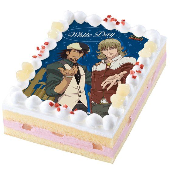 ［キャラデコプリントケーキ ホワイトデー］ TIGER & BUNNY