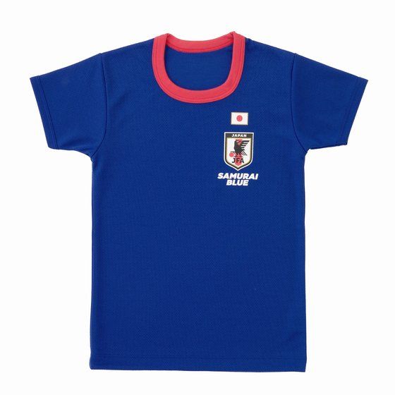 サッカー日本代表オフィシャルライセンスグッズ 半袖丸首シャツ1枚