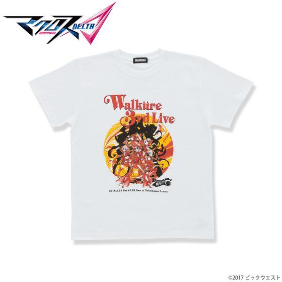 マクロスΔ WALKURE 3rd LIVE Tシャツ